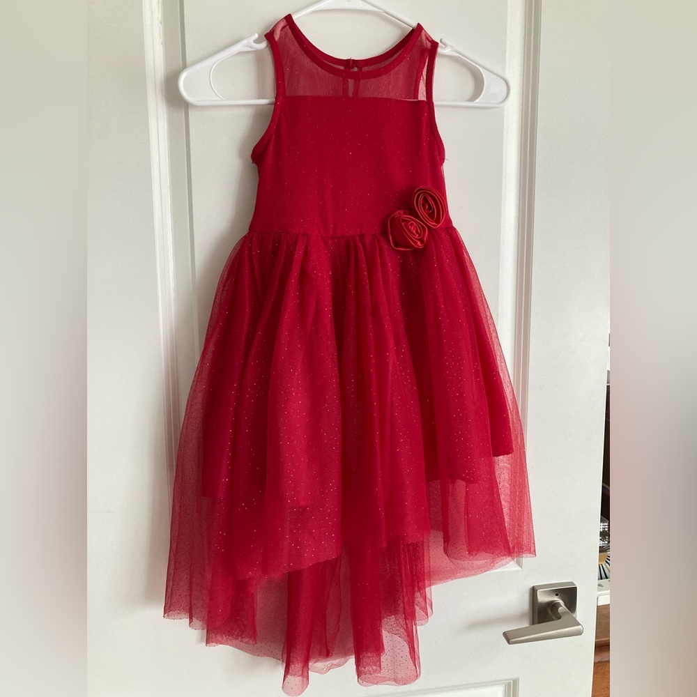Zunie Red Glittery Dress